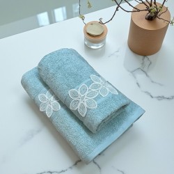 ΣΕΤ ΠΕΤΣΕΤΕΣ 2ΤΜΧ ΜΕ ΔΑΝΤΕΛΑ ΜΕΝΤΑ COMO ΣΕ ΚΟΥΤΙ 50Χ90+70Χ140 LINEAHOME