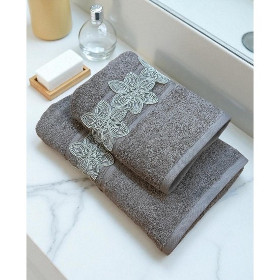 ΣΕΤ ΠΕΤΣΕΤΕΣ 2ΤΜΧ ΜΕ ΔΑΝΤΕΛΑ  ΜΟΚΑ COMO ΣΕ ΚΟΥΤΙ 50Χ90+70Χ140 LINEAHOME