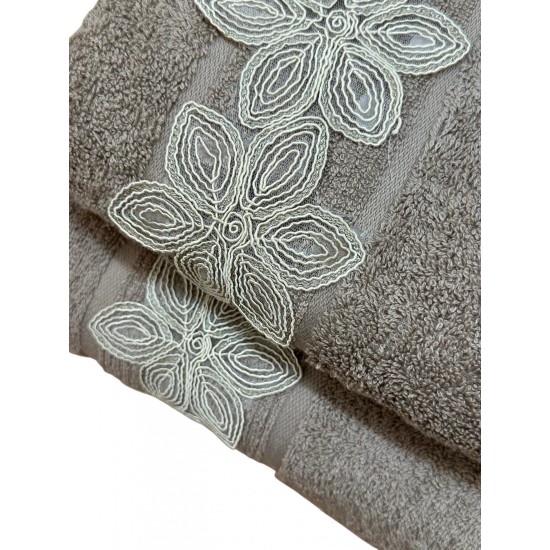 ΣΕΤ ΠΕΤΣΕΤΕΣ 2ΤΜΧ ΜΕ ΔΑΝΤΕΛΑ  ΜΟΚΑ COMO ΣΕ ΚΟΥΤΙ 50Χ90+70Χ140 LINEAHOME