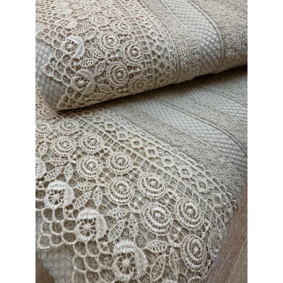 ΣΕΤ ΠΕΤΣΕΤΕΣ 2ΤΜΧ ΜΕ ΔΑΝΤΕΛΑ  ΜΠΕΖ ΣΕ ΚΟΥΤΙ 50Χ90+70Χ140 LINEAHOME