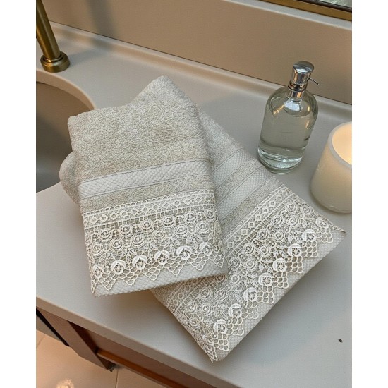 ΣΕΤ ΠΕΤΣΕΤΕΣ 2ΤΜΧ ΜΕ ΔΑΝΤΕΛΑ  ΜΠΕΖ ΣΕ ΚΟΥΤΙ 50Χ90+70Χ140 LINEAHOME