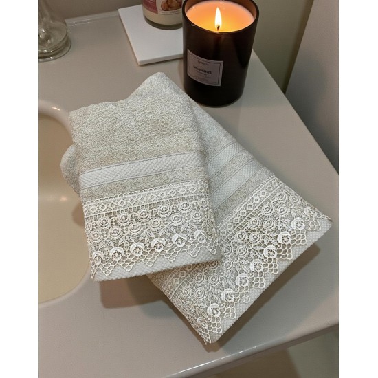 ΣΕΤ ΠΕΤΣΕΤΕΣ 2ΤΜΧ ΜΕ ΔΑΝΤΕΛΑ  ΜΠΕΖ ΣΕ ΚΟΥΤΙ 50Χ90+70Χ140 LINEAHOME