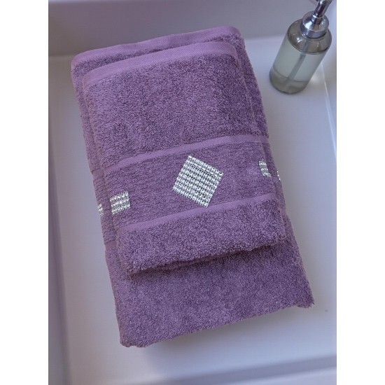 ΣΕΤ ΠΕΤΣΕΤΕΣ 2ΤΜΧ ΜΕ ΣΤΡΑΣ DIAMOND ΛΕΒΑΝΤΑ  ΣΕ ΚΟΥΤΙ 50Χ90+70Χ140 LINEAHOME