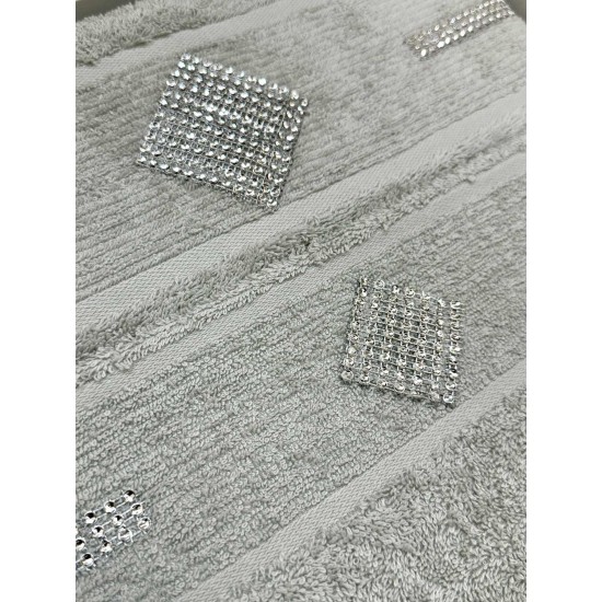 ΣΕΤ ΠΕΤΣΕΤΕΣ 2ΤΜΧ ΜΕ ΣΤΡΑΣ LINE ΓΚΡΙ ΣΕ ΚΟΥΤΙ 50Χ90+70Χ140 LINEAHOME