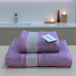 ΣΕΤ ΠΕΤΣΕΤΕΣ 2ΤΜΧ ΜΕ ΣΤΡΑΣ LINE ΛΕΒΑΝΤΑ  ΣΕ ΚΟΥΤΙ 50Χ90+70Χ140 LINEAHOME