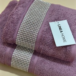 ΣΕΤ ΠΕΤΣΕΤΕΣ 2ΤΜΧ ΜΕ ΣΤΡΑΣ LINE ΛΕΒΑΝΤΑ  ΣΕ ΚΟΥΤΙ 50Χ90+70Χ140 LINEAHOME