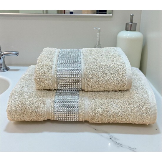 ΣΕΤ ΠΕΤΣΕΤΕΣ 2ΤΜΧ ΜΕ ΣΤΡΑΣ LINE ΜΠΕΖ  ΣΕ ΚΟΥΤΙ 50Χ90+70Χ140 LINEAHOME