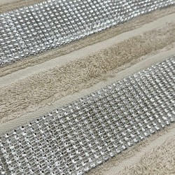 ΣΕΤ ΠΕΤΣΕΤΕΣ 2ΤΜΧ ΜΕ ΣΤΡΑΣ LINE ΜΠΕΖ  ΣΕ ΚΟΥΤΙ 50Χ90+70Χ140 LINEAHOME