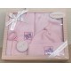 ΣΕΤ 4ΤΜΧ ΒΡΕΦΙΚΟ BAMBINI FLEECE  ΡΟΖ LINEAHOME