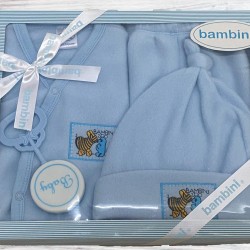ΣΕΤ 4ΤΜΧ ΒΡΕΦΙΚΟ BAMBINI FLEECE  ΣΙΕΛ LINEAHOME