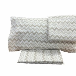 ΣΕΤ ΣΕΝΤΟΝΙ(Α) ZIC ZAC ΜΠΕΖ 160X240 + (1) 50X70 LINEAHOME