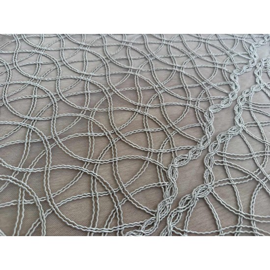 ΚΑΡΕ TIDAL ΜΠΕΖ ΔΑΝΤΕΛΑ ΒΟΥΑΛ 100χ100 LINEAHOME