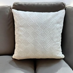ΜΑΞΙΛΑΡΟΘΗΚΗ ΒΕΛΟΥΡ RAFLES  ΕΚΡΟΥ  45Χ45 LINEAHOME