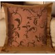 ΜΑΞΙΛΑΡΟΘΗΚΗ ΤΑΦΤΑΣ SILK GARDEN CHOCOLAT 40X40 LINEAHOME