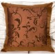 ΜΑΞΙΛΑΡΟΘΗΚΗ ΤΑΦΤΑΣ SILK GARDEN CHOCOLAT 40X40 LINEAHOME