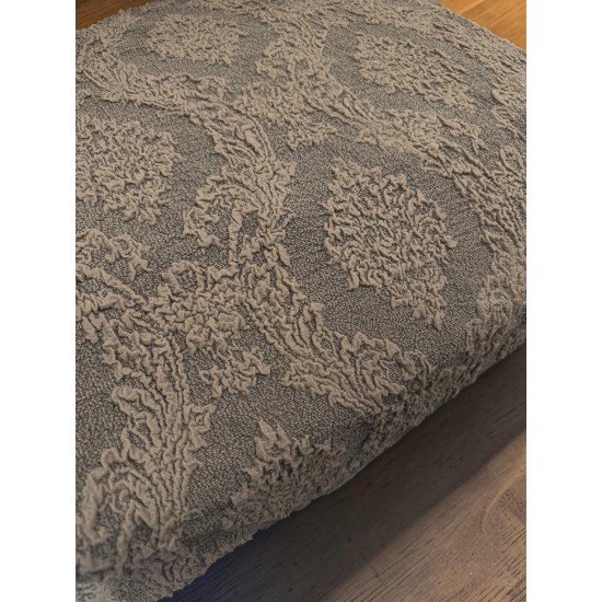ΣΕΤ 6ΤΜ. ΚΑΛΥΜΜΑ ΕΛΑΣΤΙΚΟ ΚΑΡΕΚΛΑΣ ΖΑΚΑΡ  BAROQUE MOKA LINEAHOME