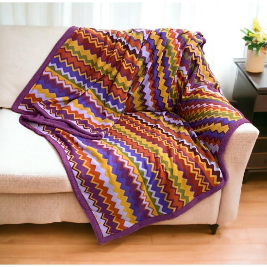 ΚΟΥΒΕΡΤΑ ΚΑΝΑΠΕ DOUBLE-PLY SHERPA ZIC ZAC 160Χ210 160X210 LINEAHOME