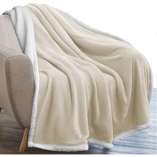 ΚΟΥΒΕΡΤΑ ΚΑΝΑΠΕ SHERPA ΠΡΟΒΑΤΑΚΙ ΕΚΡΟΥ ΜΟΝΗ 160X220 LINEAHOME