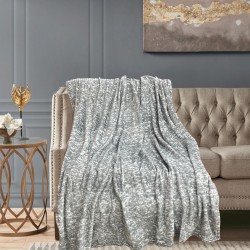 ΚΟΥΒΕΡΤΑ ΚΑΝΑΠΕ SNOW ΓΚΡΙ ΥΠΕΡΔΙΠΛΗ 220Χ240 LINEAHOME