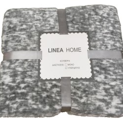 ΚΟΥΒΕΡΤΑ ΚΑΝΑΠΕ SNOW ΓΚΡΙ ΥΠΕΡΔΙΠΛΗ 220Χ240 LINEAHOME