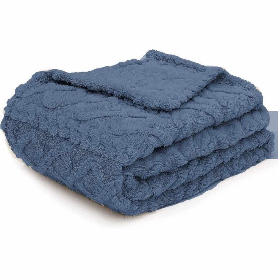 ΚΟΥΒΕΡΤΑ ΡΙΧΤΑΡΙ ΚΑΝΑΠΕ ΑΝΑΓΛΥΦΗ SHERPA PATAGONIA  ΡΑΦ 150Χ200 LINEAHOME