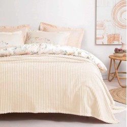 ΚΟΥΒΕΡΤΑ ΡΙΧΤΑΡΙ ΚΟΤΛΕ ΕΚΡΟΥ 200X220 LINEAHOME