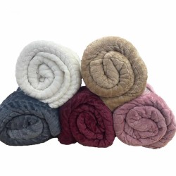 ΚΟΥΒΕΡΤΑ ΡΙΧΤΑΡΙ ΚΟΤΛΕ ΕΚΡΟΥ 200X220 LINEAHOME