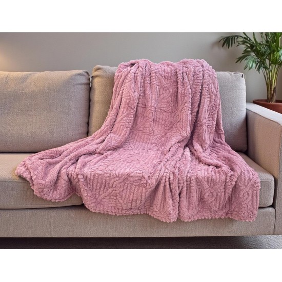 ΚΟΥΒΕΡΤΑ ΡΙΧΤΑΡΙ NOCE ΠΟΥΔΡΑ 220X240 LINEAHOME