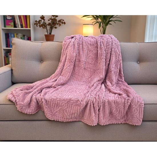 ΚΟΥΒΕΡΤΑ ΡΙΧΤΑΡΙ NOCE ΠΟΥΔΡΑ 220X240 LINEAHOME