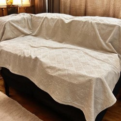 Αντιολισθητικό ριχτάρι βελούρ  vendome μπεζ μεμονωμένα 180Χ300 LINEAHOME