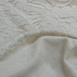 Αντιολισθητικό ριχτάρι γούνινο rossa εκρού μεμονωμένα 180Χ300 LINEAHOME