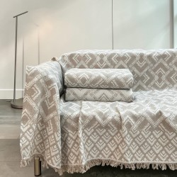 ΡΙΧΤΑΡΙ  ΒΑΜΒΑΚΕΡΟ BALZANO ΜΠΕΖ ΑΠΟ 180Χ320 LINEAHOME