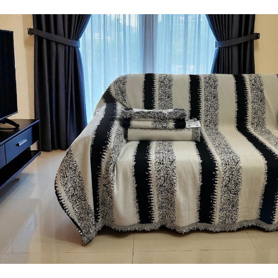 ΡΙΧΤΑΡΙ ΣΕΝΙΛ BENGAL ΜΑΥΡΟ ΜΕΜΟΝΩΜΕΝΑ 180Χ300 LINEAHOME