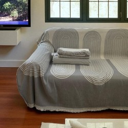 ΡΙΧΤΑΡΙ ΣΕΝΙΛ ELGIN ΓΚΡΙ ΜΕΜΟΝΩΜΕΝΑ 180Χ300 LINEAHOME