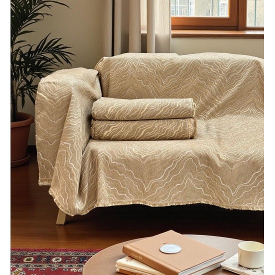 ΡΙΧΤΑΡΙ ΣΕΝΙΛ VOLCAN ΜΠΕΖ ΜΕΜΟΝΟΜΕΝΑ 180x320 LINEAHOME