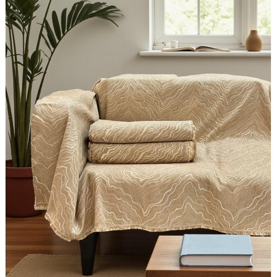 ΡΙΧΤΑΡΙ ΣΕΝΙΛ VOLCAN ΜΠΕΖ ΜΕΜΟΝΟΜΕΝΑ 180x320 LINEAHOME