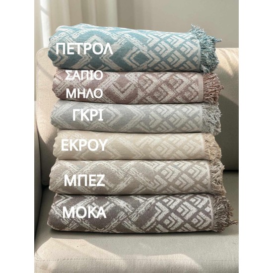 ΡΙΧΤΑΡΙ  ΒΑΜΒΑΚΕΡΟ ΣΕΤ 3ΤΜΧ BALZANO ΕΚΡΟΥ LINEAHOME