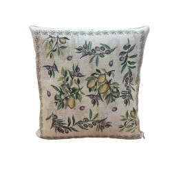 ΜΑΞΙΛΑΡΟΘΗΚΗ  ΣΤΟΦΑ ΔΑΜΑΣΚΟ ΙΣΠΑΝΙΑΣ ELIA 45Χ45 LINEAHOME