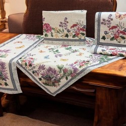 ΣΕΤ 5ΤΜΧ  ΣΤΟΦΑ ΙΣΠΑΝΙΑΣ ΔΑΜΑΣΚΟ LEVANTE ΤΡΑΠ/ΡΕ 140Χ140 ΚΑΡΕ 100Χ100 + ΤΡΑΒΕΡΣΑ  45Χ140 + LINEAHOME