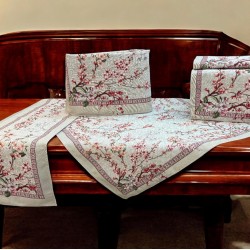 ΣΕΤ 5ΤΜΧ  ΣΤΟΦΑ ΙΣΠΑΝΙΑΣ ΔΑΜΑΣΚΟ SONORA ΤΡΑΠ/ΡΕ 140Χ140 ΚΑΡΕ 100Χ100 + ΤΡΑΒΕΡΣΑ  45Χ140 + LINEAHOME