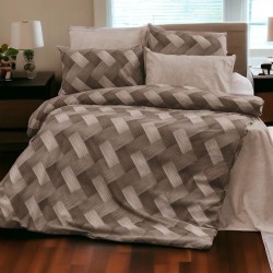 ΣΕΤ ΣΕΝΤΟΝΙΑ ΕΜΠΡΙΜΕ KING SIZE PARQUET ΜΟΚΑ 240X260 LINEAHOME