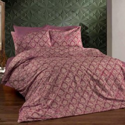 ΣΕΤ ΣΕΝΤΟΝΙΑ ΕΜΠΡΙΜΕ BAROQUE DUSTY PINK  ΥΠΕΡΔΙΠΛΟ 220X240 LINEAHOME