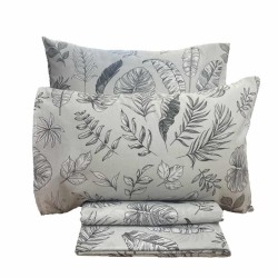 ΣΕΤ ΣΕΝΤΟΝΙΑ ΕΜΠΡΙΜΕ ΥΠΕΡΔΙΠΛΟ LEAF 220X240 LINEAHOME