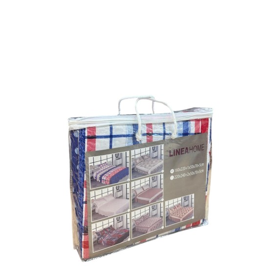 ΣΕΤ 2ΤΜΧ ΚΟΥΒΕΡΛΙ ΒΑΜΒΑΚΕΡΟ BRITAIN ΜΟΝΟ 160Χ220 LINEAHOME