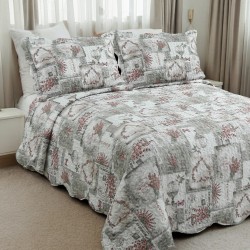 ΣΕΤ ΚΟΥΒΕΡΛΙ 3ΤΜΧ.  ΣΕ007ΥΠΕΡΔΙΠΛΟ ΥΠΕΡΔΙΠΛΟ 220Χ240 + 2 ΜΑΞΙΛΑΡΟΘΗΚΕΣ 50Χ70 LINEAHOME