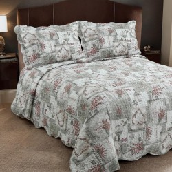 ΣΕΤ ΚΟΥΒΕΡΛΙ 3ΤΜΧ.  ΣΕ007ΥΠΕΡΔΙΠΛΟ ΥΠΕΡΔΙΠΛΟ 220Χ240 + 2 ΜΑΞΙΛΑΡΟΘΗΚΕΣ 50Χ70 LINEAHOME