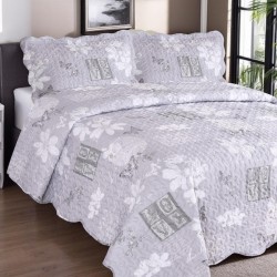 ΣΕΤ ΚΟΥΒΕΡΛΙ 3ΤΜΧ.  ΣΕ0827  ΥΠΕΡΔΙΠΛΟ ΥΠΕΡΔΙΠΛΟ 220Χ240 + 2 ΜΑΞΙΛΑΡΟΘΗΚΕΣ 50Χ70 LINEAHOME