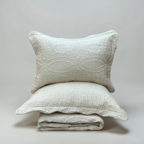 ΣΕΤ ΚΟΥΒΕΡΛΙ ΜΠΕΖ ΜΟΝΟΧΟΧΡΩΜΟ 220 × 240 cm + (1 )50 × 70 LINEAHOME