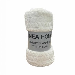 ΚΟΥΒΕΡΤΑ CORAL FLEECE EXPLORA  ΕΚΡΟΥ 200X220 LINEAHOME