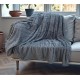 ΚΟΥΒΕΡΤΑ CORAL FLEECE  NOCE ΓΚΡΙ 220X240 LINEAHOME